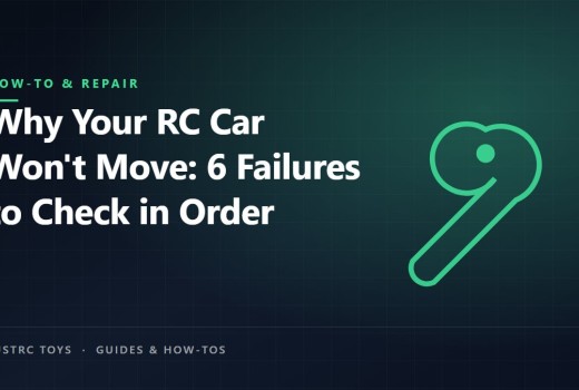 Why Your RC Car Won't Move: 6 Failures to Check in Order